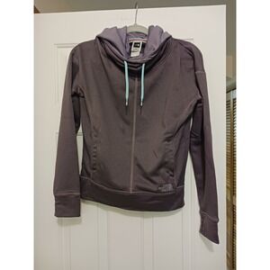 The North Face‎ Purple High Scuba Neck Hoodie Women's Size Small Sweatshirt